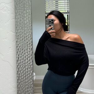 Size S black tops from Iris & Topshop